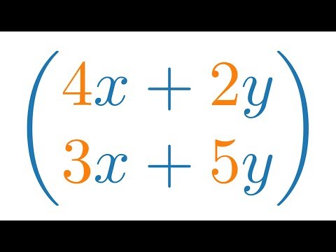 Matrizen zum Darstellen linearer Abbildungen