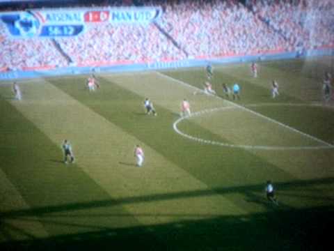 Aaron Ramsey Goal vs Manchester United