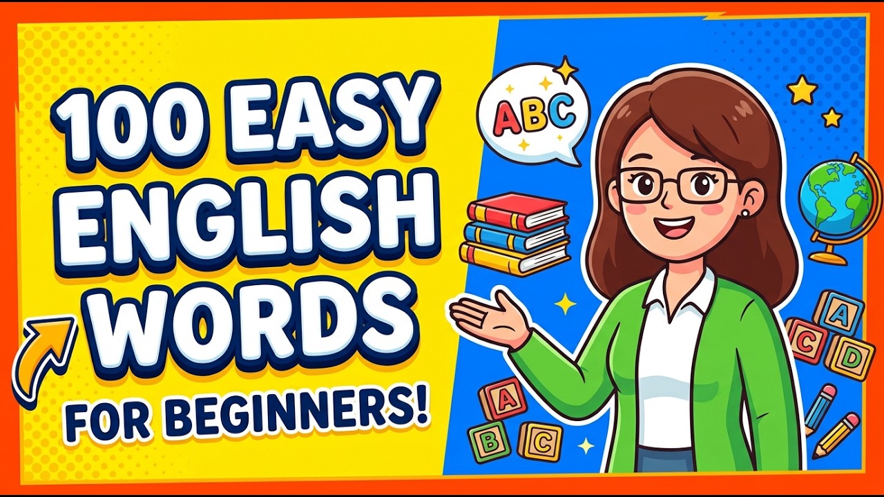 Learn 100 Basic English Words for Daily Conversation  Beginner English