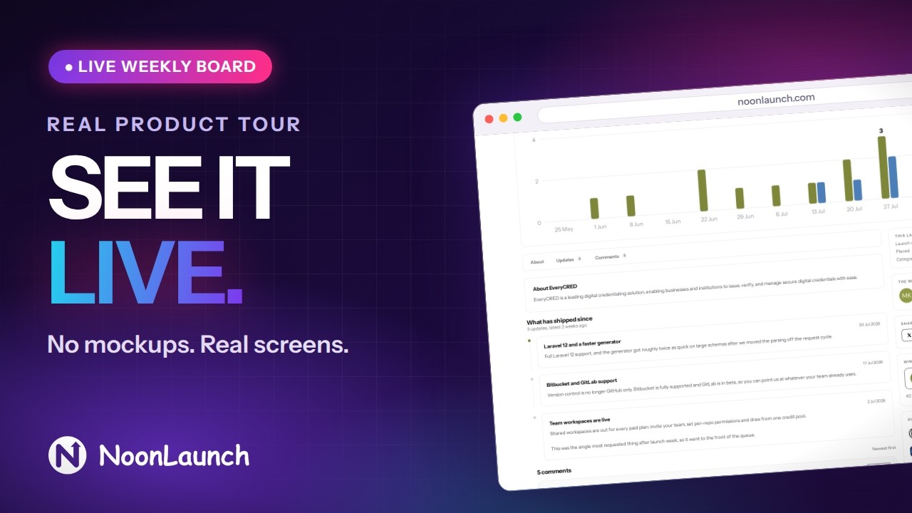 Noonlaunch video preview