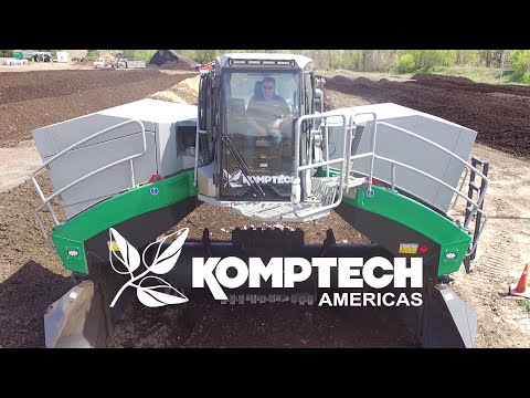 Komptech Topturn X63 Compost Windrow Turner Overview