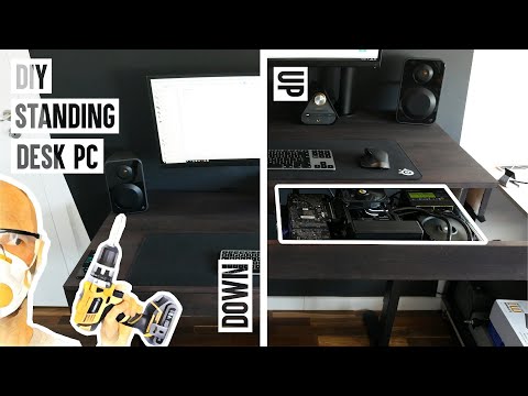 How to make a standing desk PC (DIY desk PC)