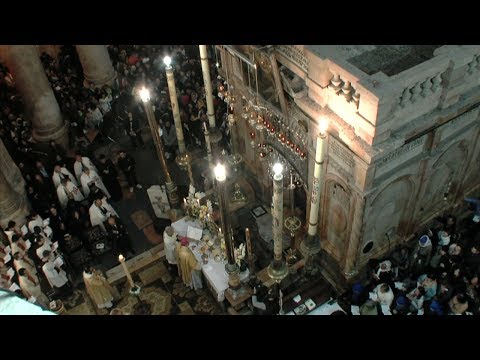 Holy Mass on Easter Sunday from the Church of the Holy Sepulchre, Jerusalem 21 April 2019 HD