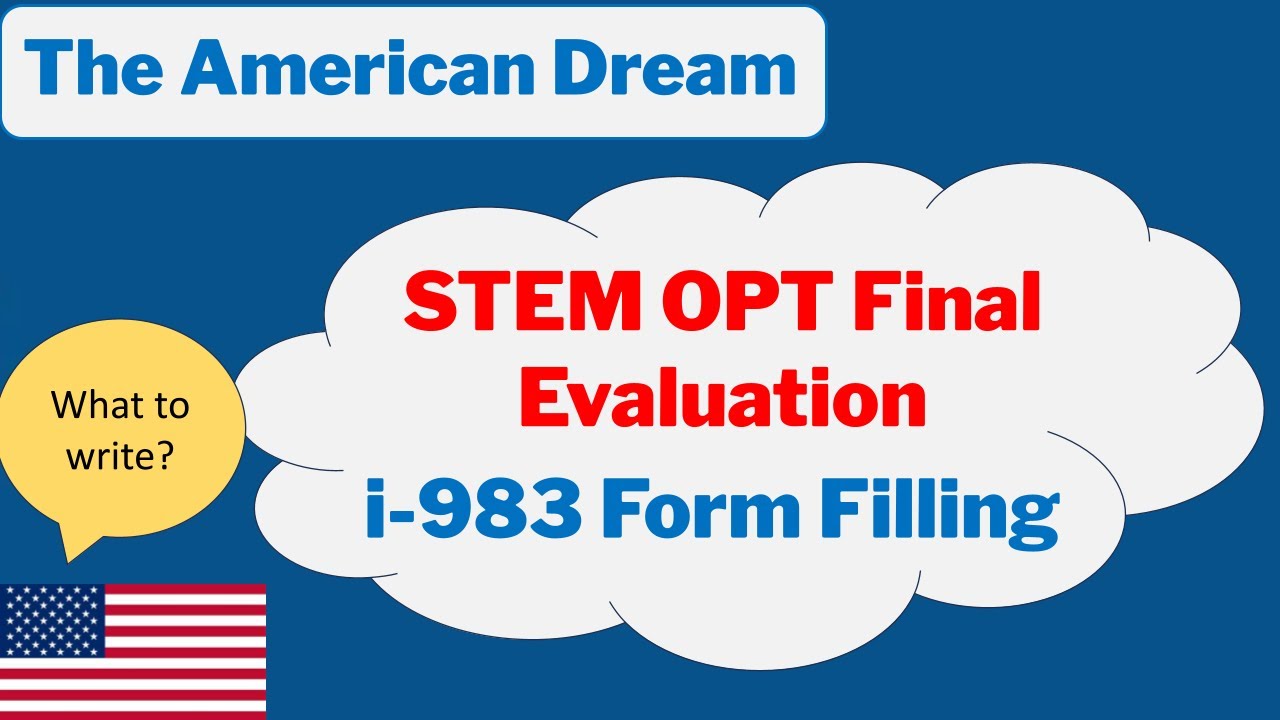 Final Evaluation STEM OPT i-983 Page 5 Step-by-Step | Complete Training Plan Guide 2025