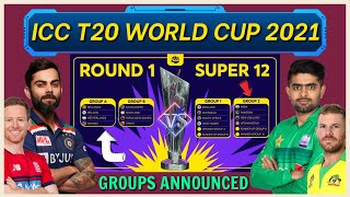 ICC T20 World Cup 2021 : All Groups, Super 12 Groups, Qualifications Matches | India vs Pakistan