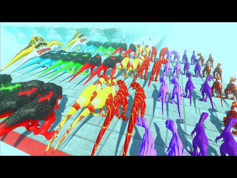 Colored All Units vs Strongest animal Challenge - Animal Revolt Battle Simulator