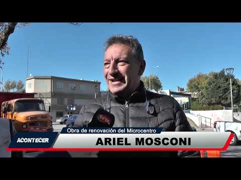 Marcos Juárez: Se inició la obra de la remodelación de la zona del centro. Más detalles