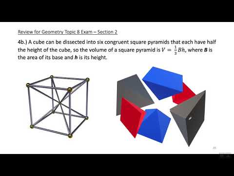 Review for Geometry Topic 8 Exam - Section 2