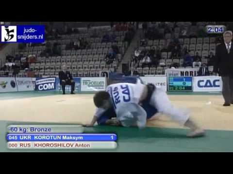 Judo 2010 World Cup Prague: Maksym Korotun (UKR) - Anton Khoroshilov (RUS) [-60kg] bronze