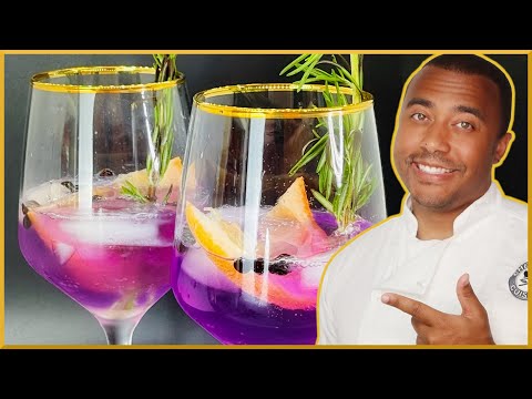 How To Make Purple Rain! | Quick and Easy Gin and Tonic Recipe