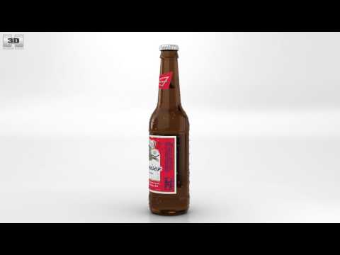 Budweiser Beer Bottle 3D model by 3DModels.org