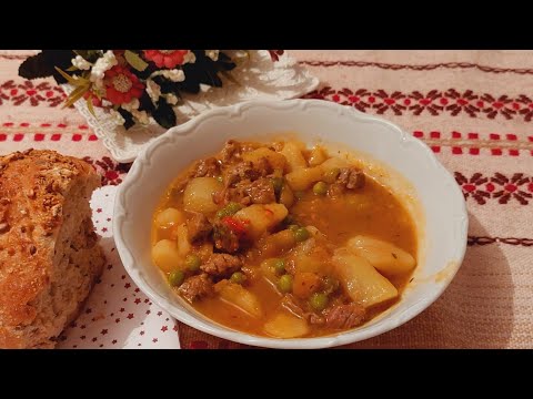Krompir gulaš sa junetinom #Potato stew with beef