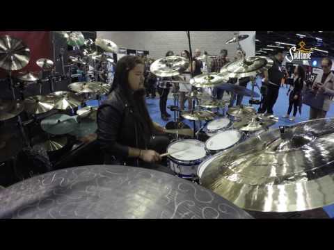 Soultone Cymbals NAMM 2017 Fred Aching Rios Drum Solo
