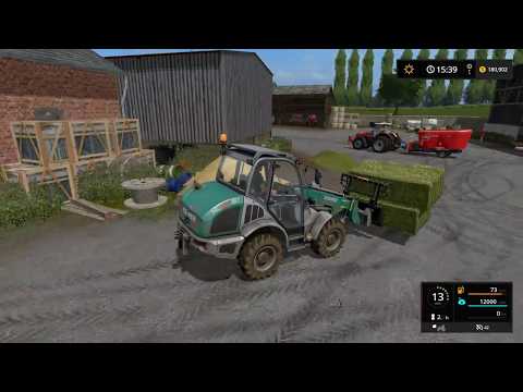 Farming simulator 17 - Blickling timelapse ep.40 Feeding cows and spreading manure.