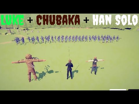 Luke Skywalker & Chewbacca & Han Solo STAR WARS | TABS - Totally Accurate Battle Simulator