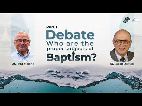 Baptism Debate Part 1 : Fred Malone Vs. Robert Strimple - YouTube