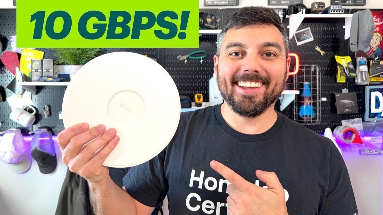 First Look at the Omada EAP787 8 Stream BE15000 Wi-Fi 7 10Gbps Wireless Access Point