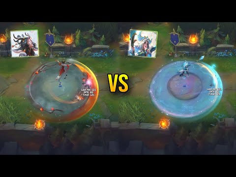 Petals Of Spring Lillia vs Faerie Court Lillia - Skin Comparison - League of Legends