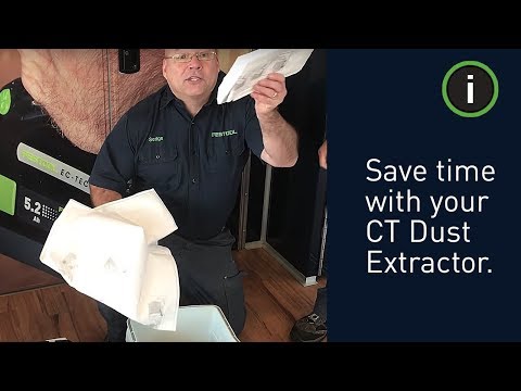 Festool Training: Want to save time with your CT Dust Extractor