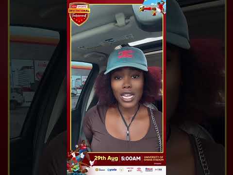Sarah Mensah heads to the UG Stadium, calling everyone to join the #JoySportsInvitational.