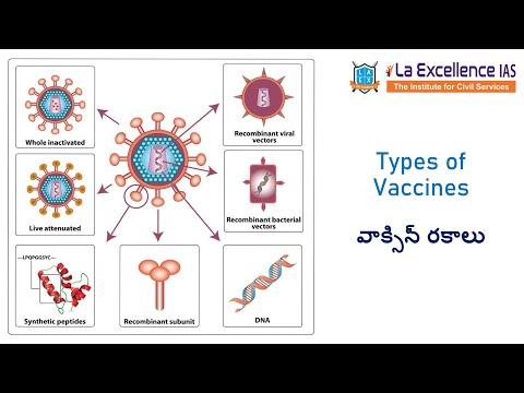 వాక్సిన్ రకాలు ఏంటి అవి ఎలా పని చేస్తాయి? ||Types of Vaccines