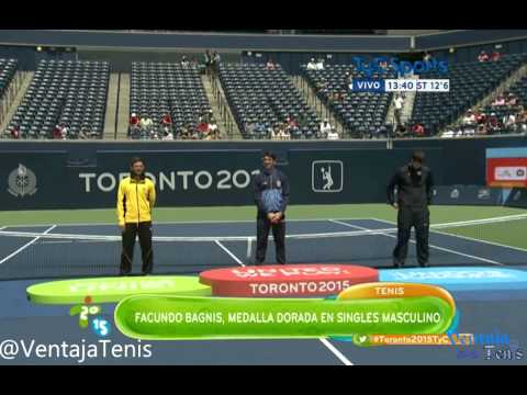 Entrevista y coronación de Facundo Bagnis en los Juegos Panamericanos de Toronto