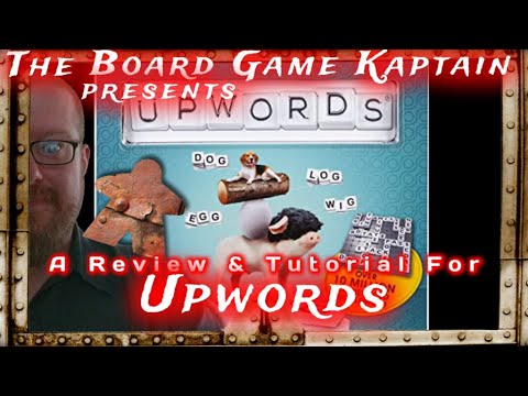 The Board Game Kaptain's review & Tutorial for Upwords