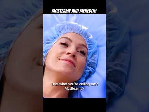 MCSTEAMY AND MEREDITH #tvshow #greysanatomy #movie #clips #recommended #foryou #sia