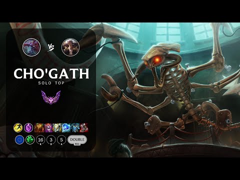 Cho'Gath Top vs Sett - EUW Master Patch 12.21