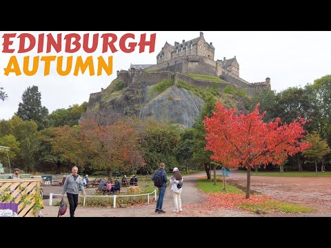 Caminhando em Edimburgo no outono | Outubro de 2023