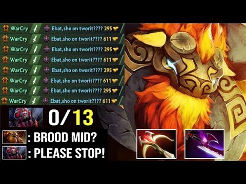 How To DESTROY Brood Mid EZ! Carry Earthshaker Best Counter Pick Ever Daedalus Build WTF Dota 2