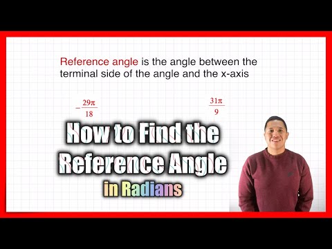 How to find the reference angle in Radians