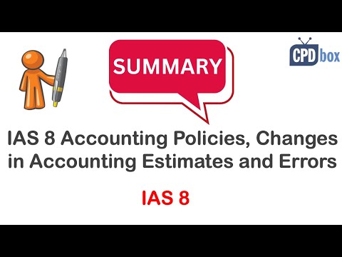 IAS 8 Accounting Policies, Changes in Accounting Estimates and Errors - applies in 2026