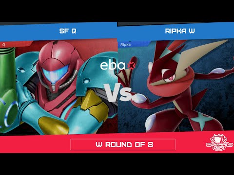 Torneo The Champs & Chips - Smash Ultimate. Winners Round of 8 SF Q (Samus) vs Ripka (Greninja)