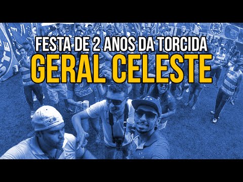 CRUZOEIRO NA FESTA DE 2 ANOS DA TORCIDA GERAL CELESTE
