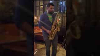 10MFAN ARTIST Jerry Espinoza live on his Showtime tenor sax mouthpiece ￼