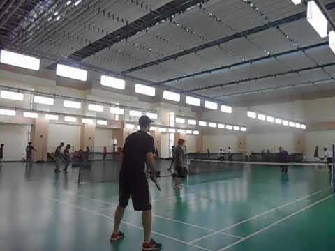Pickleball ③ (Troca de Pickleball, Japão, Taiwan, Centro Esportivo Nacional, Distrito Norte, cidade de Taichung, Pickleball) 2018.3.10