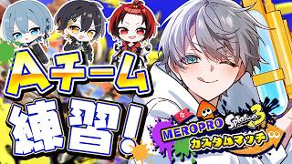 【スプラ3】カスタムマッチに向けて初めてのチーム練習‼️【スプラトゥーン3 /MEROPRO/めろぱか/なろ屋】