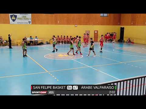 San felipe basket vs Árabe valparaiso - U17 Costa andina