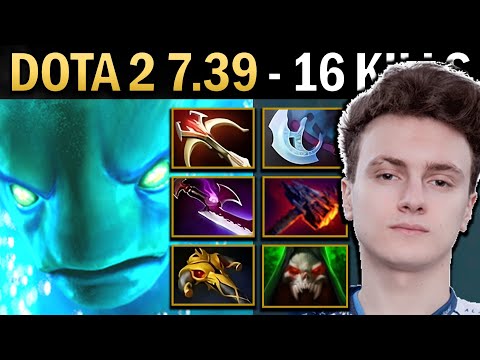 Morphling Gameplay Miracle with 16 Kills and Daedalus - Dota 2 7.39