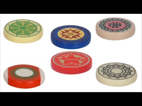 KD Carrom Striker Solid Quality Striker Tournament Grade (Pool Ball White Wooden Box)