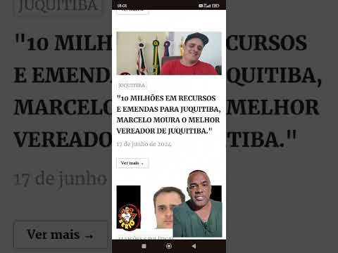 MARCELO MOURA , O VEREADOR DOS 10 MILHÕES REAIS PODE ABRIR MÃO DA PRÉ-CANDIDATURA A VICE PREFEITO PARA SEGUIR SEU LEGADO COMO MELHOR VEREADOR DA HISTÓRIA DE JUQUITIBA.