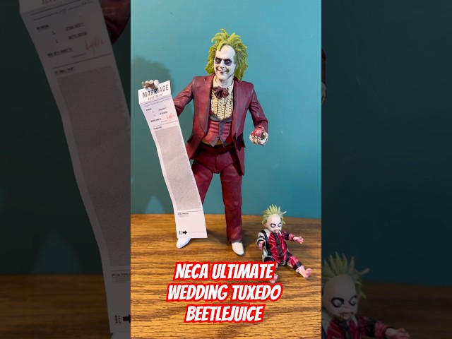 Vídeo relacionado con Ultimate Beetlejuice Wedding Tuxedo Scale Action Figura 18 cm Beetlejuice Beetlejuice