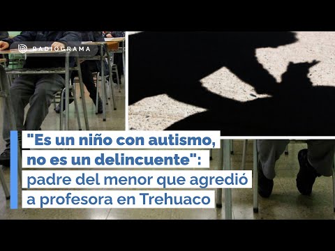 "Es un niño con autismo, no es un delincuente": padre del menor que agredió a profesora (RD)