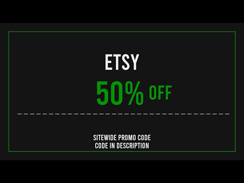 Etsy Discount Code 2025 August