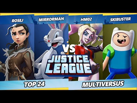 Justice League - RoseJ & Mirrorman Vs. HM02 & Skibuster - Multiversus Tournament