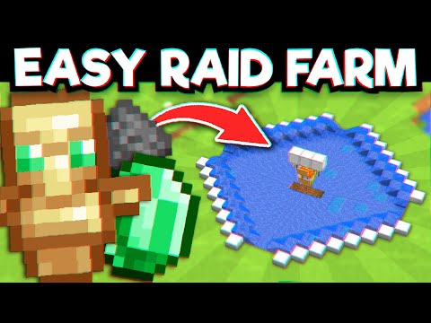 Minecraft Raid Farm: Simple & Easy!