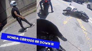 Worst Honda CBR1000 RR Crash + Group Ride !