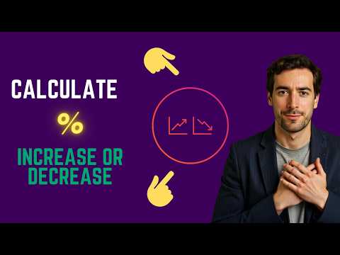 How To Calculate Percentage Increase Or Decrease Online Quickly