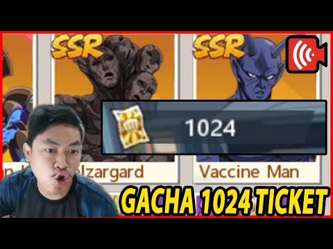 🔴GACHA 1024 TICKET UNTUK ALLIEN PALING LANGKA MELEBIHI LIMITED  - ONE PUNCH MAN:The Strongest
